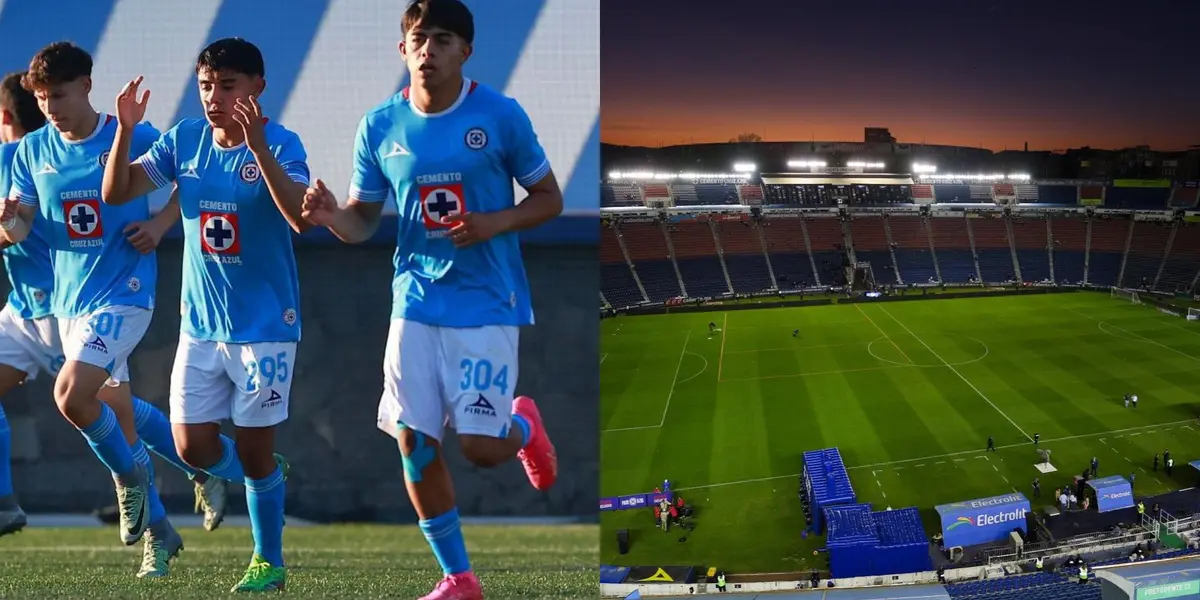 Inferiores y el ex estadio de Cruz Azul.
