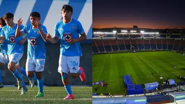 Inferiores y el ex estadio de Cruz Azul.