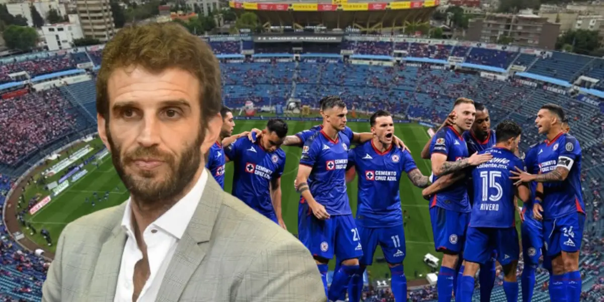 Iván Alonso con el equipo de Cruz Azul