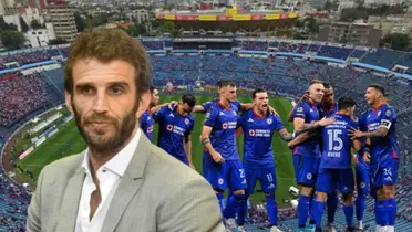 Iván Alonso con el equipo de Cruz Azul