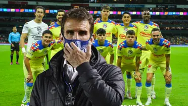 Iván Alonso con el once titular del América/La Máquina Celeste