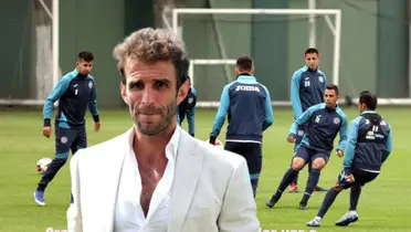 Iván Alonso en un entrenamiento en La Noria/La Máquina Celeste