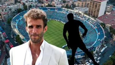 Iván Alonso junto a un jugador oculto/La Máquina Celeste