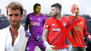 Iván Alonso, Kevin Mier, Tiago Volpi, Nahuel Guzmán en Estadio Azul Foto: Milenio