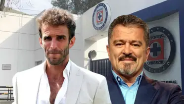 Iván Alonso y Carlos Hermosillo afuera de La Noria/La Máquina Celeste