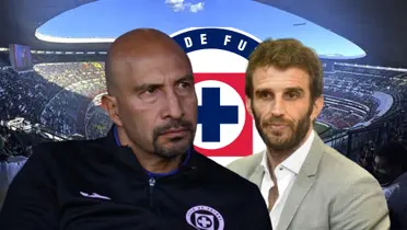 Iván Alonso y el Conejo Pérez con el Estadio Azteca