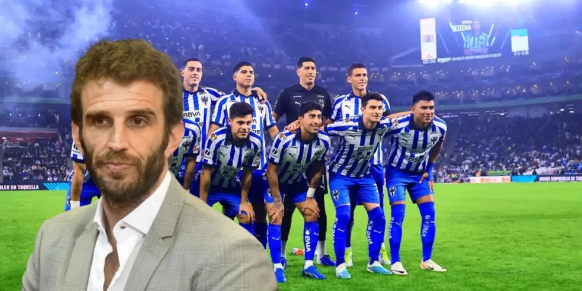 Iván Alonso y el equipo de Rayados en la foto oficial/FOTO La Máquina Celeste