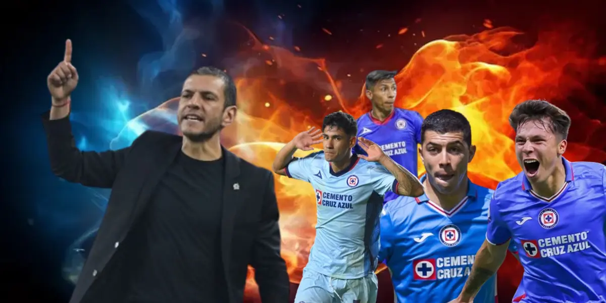 Jaime Lozano con Antuna, Lira, Sepúlveda y Huescas/FOTO La Máquina Celeste