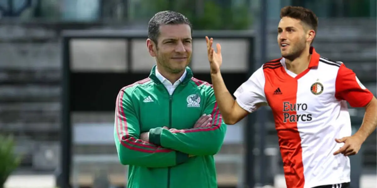 Jaime Lozano con selección y Santi/FOTO: Récord