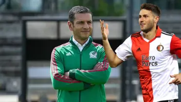 Jaime Lozano con selección y Santi/FOTO: Récord