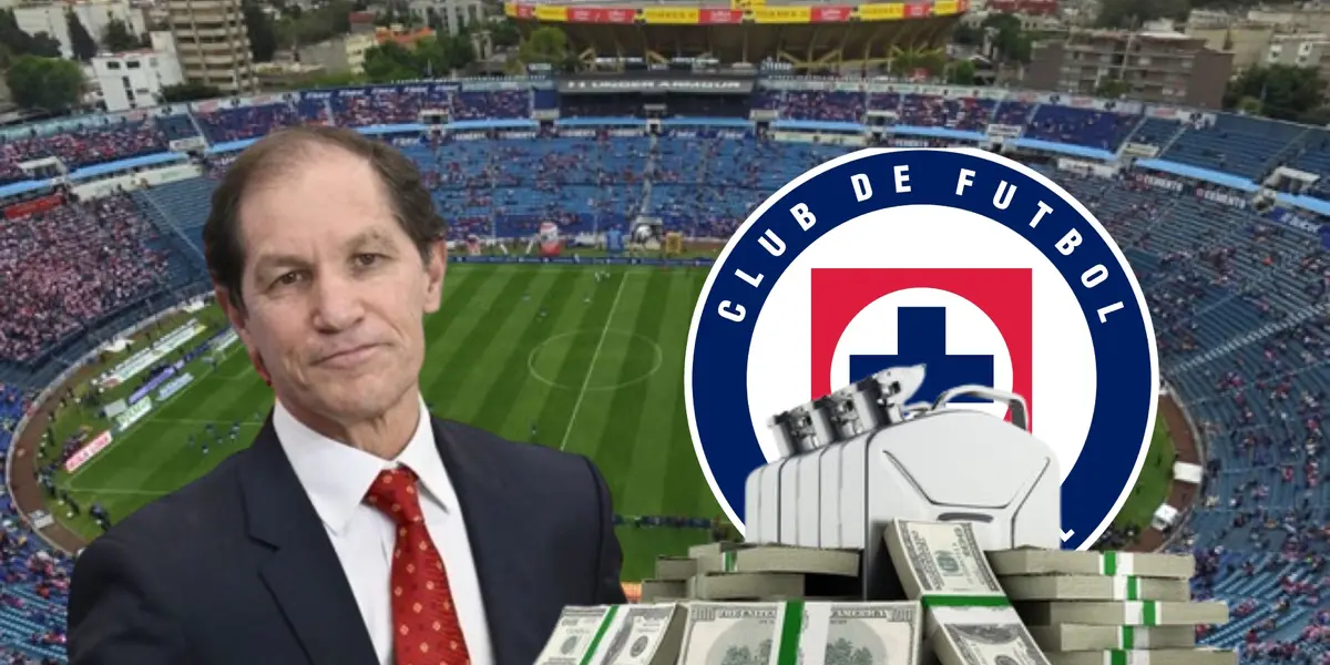 Jaime Ordiales, escudo de Cruz Azul, Estadio de los Deportes