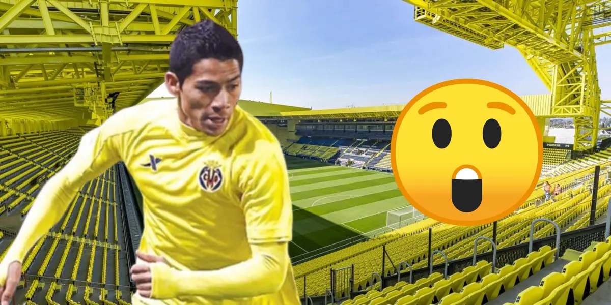 Javier Aquino en el Estadio de la Cerámica/FOTO La Máquina Celeste