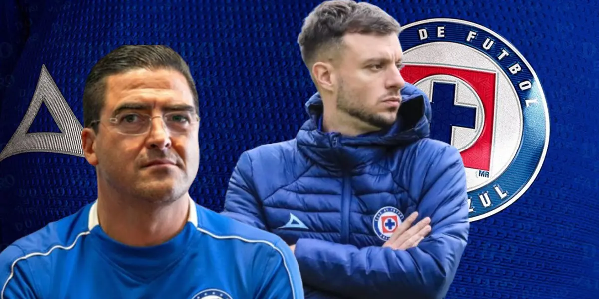 Joaquín Moreno, Martin Anselmi, fondo jersey de Cruz Azul