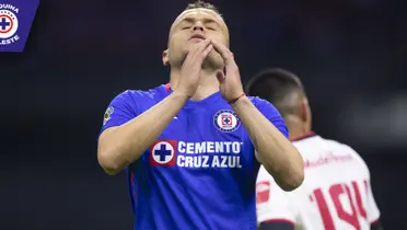 Jonathan Rodríguez en Cruz Azul (Fuente: MEXSPORT)