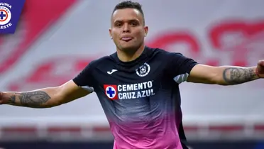 Jonathan Rodríguez en Cruz Azul (Fuente: MEXSPORT)