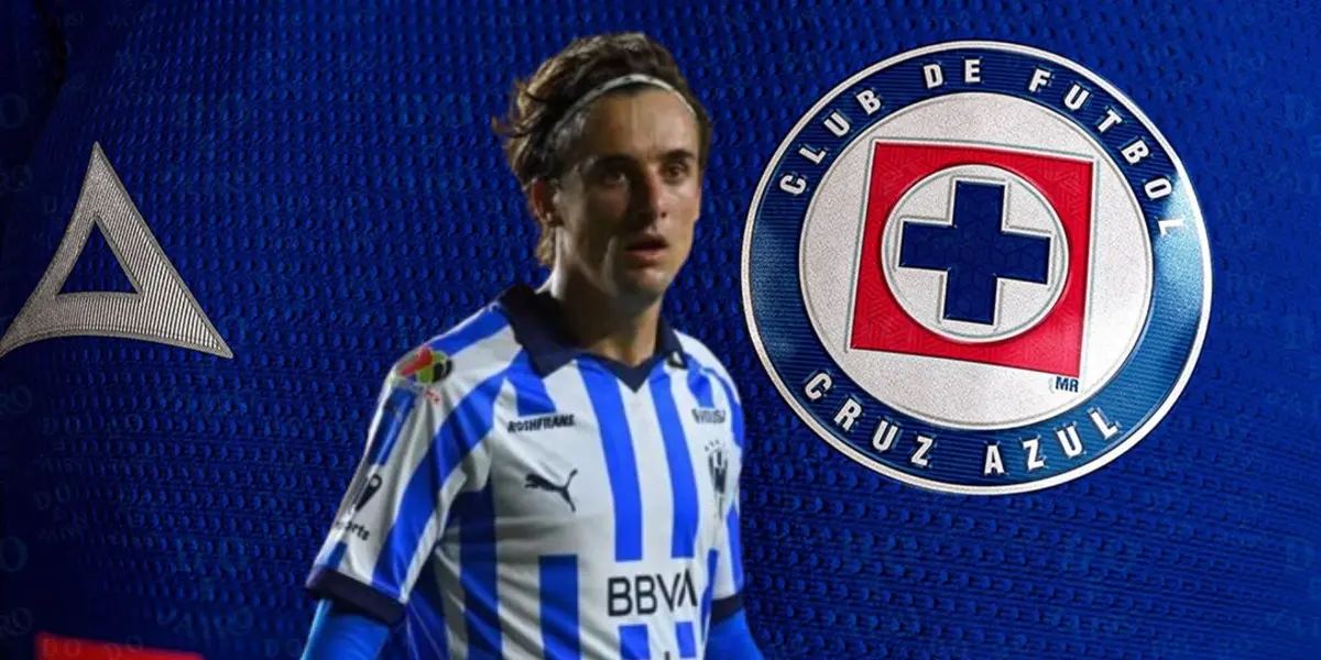 Jordi Cortizo de fondo con la jersey de Cruz Azul/La Máquina Celeste