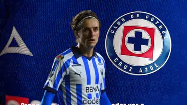 Jordi Cortizo de fondo con la jersey de Cruz Azul/La Máquina Celeste