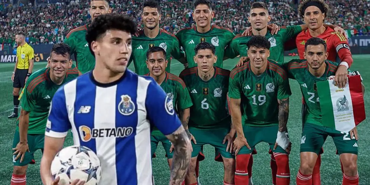 Jorge Sánchez con el equipo mexicano/La Máquina Celeste
