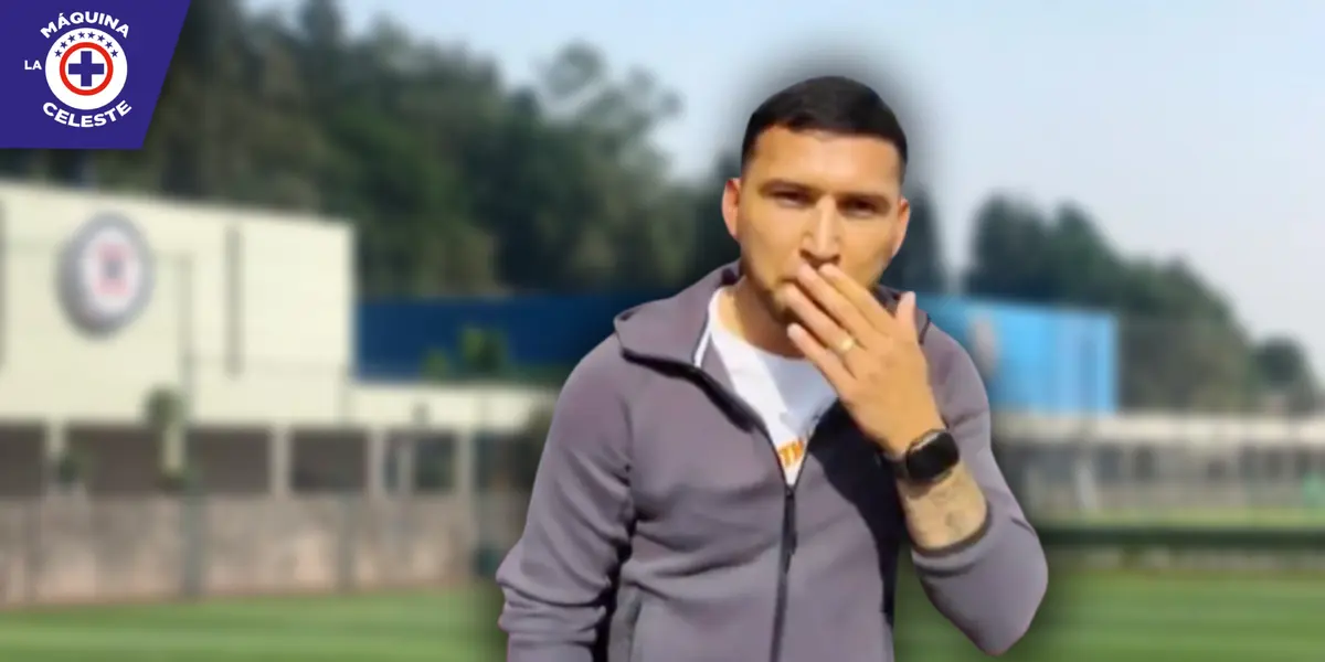 Juan Escobar en Cruz Azul (Fuente: ESPECIAL)