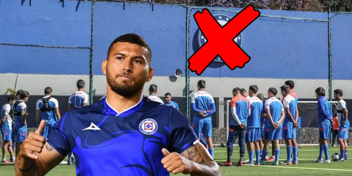 Juan Escobar ya estaría fuera de Cruz Azul, le buscan equipo.