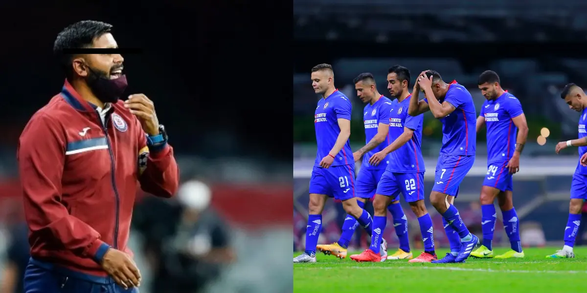 Juan Reynoso perdió a su mano derecha minutos antes del juego frente a Pumas