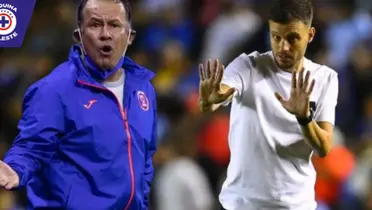 Juan Reynoso y Martín Anselmi (Fuente: MEXSPORT)