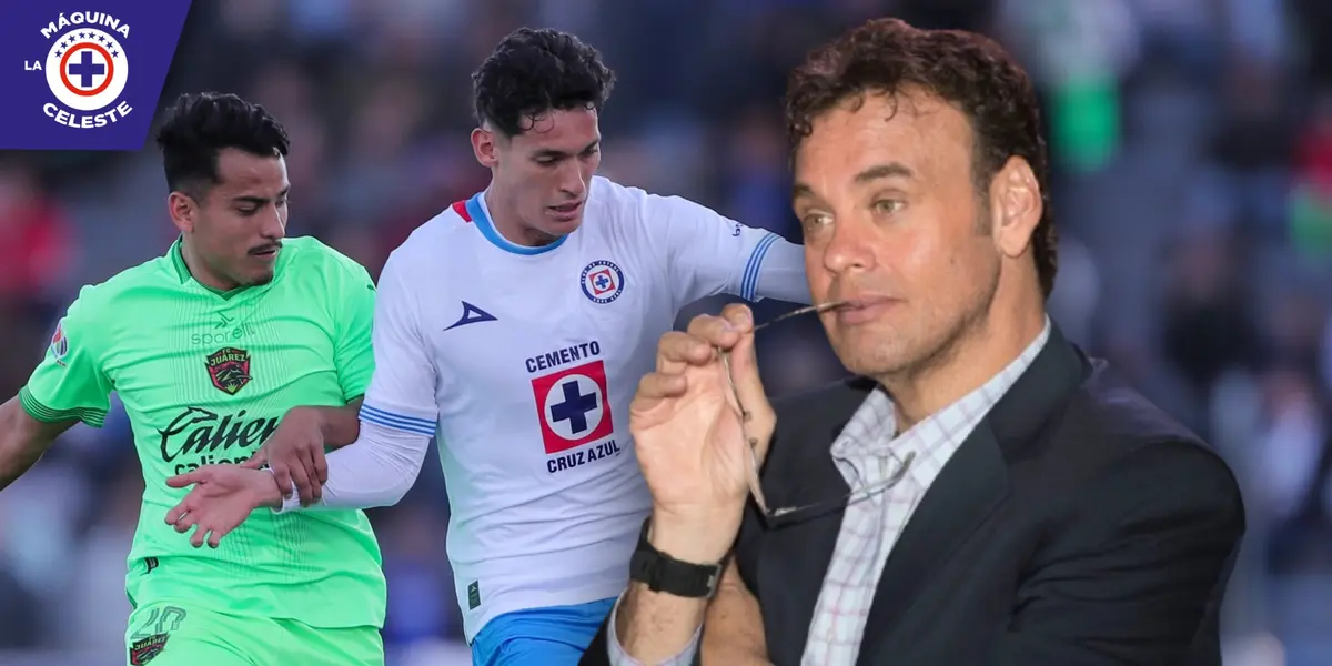 Juárez vs Cruz Azul con David Faitelson (Fuente: MEXSPORT)