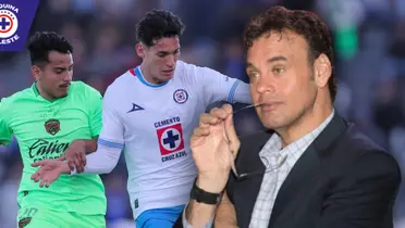Juárez vs Cruz Azul con David Faitelson (Fuente: MEXSPORT)