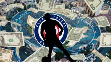 Jugador oculto con el logo de Cruz Azul/La Máquina Celeste
