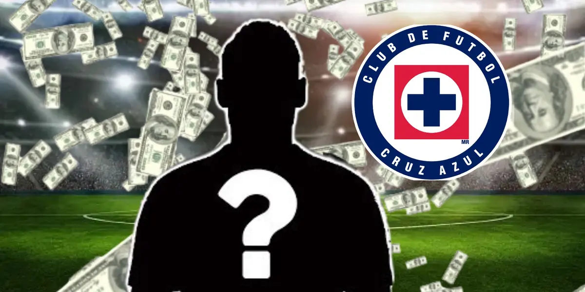 Jugador oculto con el logo de Cruz Azul/La Máquina Celeste