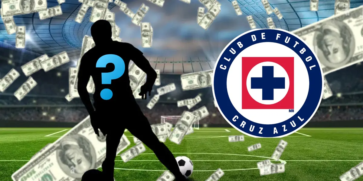 Jugador oculto, logo de Cruz Azul, fondo millones de dólares
