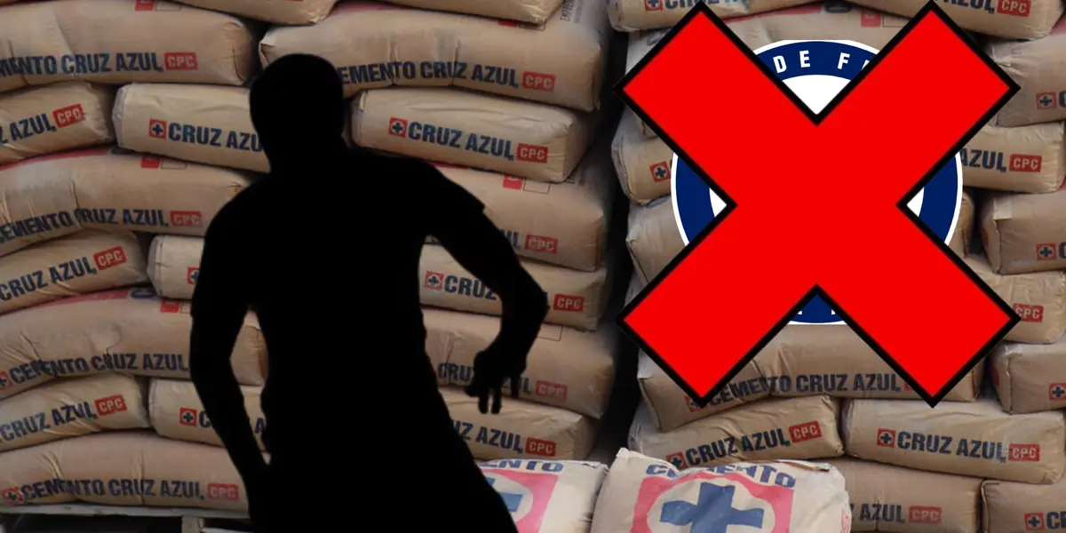 Jugador oculto y el escudo de Cruz Azul/FOTO La Máquina Celeste