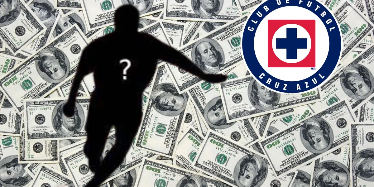 Jugador oculto y el logo de Cruz Azul
