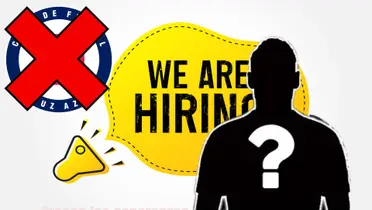 Jugador oculto y el logo de Cruz Azul/La Máquina Celeste