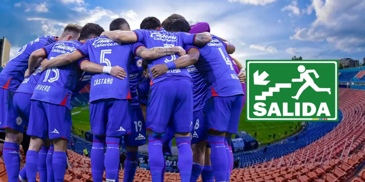 Jugadores Cruz Azul (Foto tomada de: CuartoOscuro/Cruz Azul/Extintor)