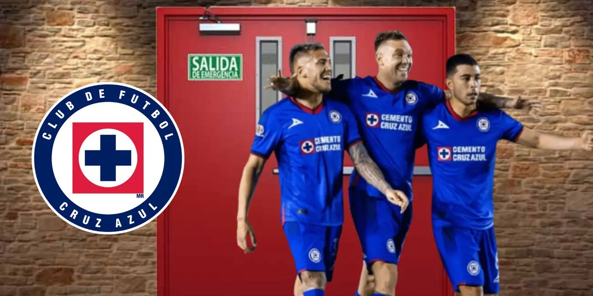 Jugadores de a Cruz Azul en la puerta/FOTO: Mexsport