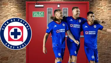 Jugadores de a Cruz Azul en la puerta/FOTO: Mexsport