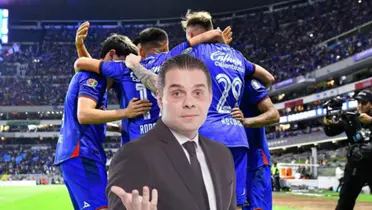 Jugadores de Cruz Azul celebrando y Christian Martinoli/ Foto: Excelsior