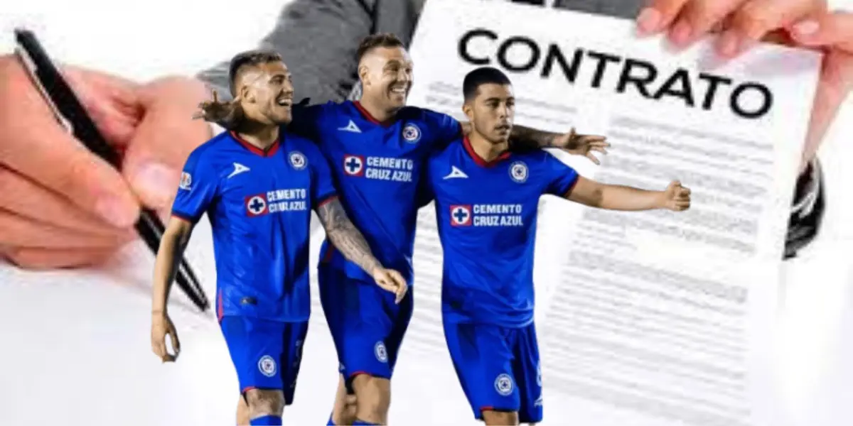 Jugadores de Cruz Azul con contrato/FOTO: Fútbol Total
