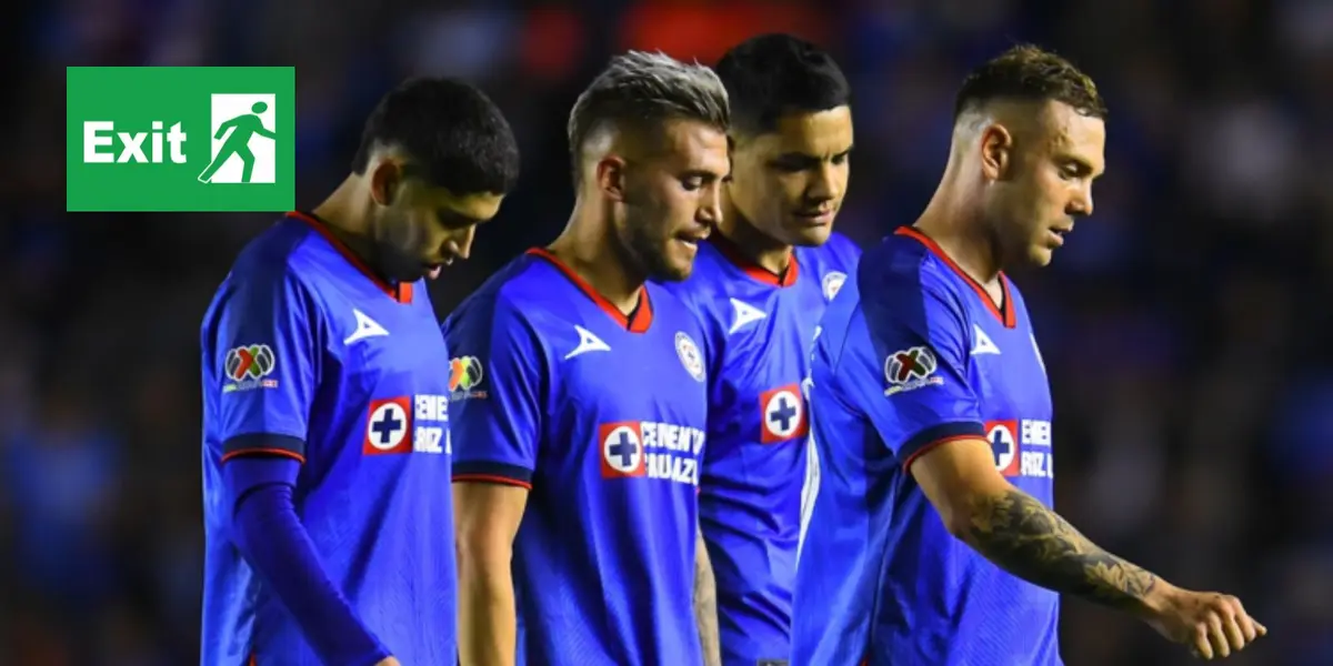 Jugadores de Cruz Azul en la salida/FOTO: Mexsport