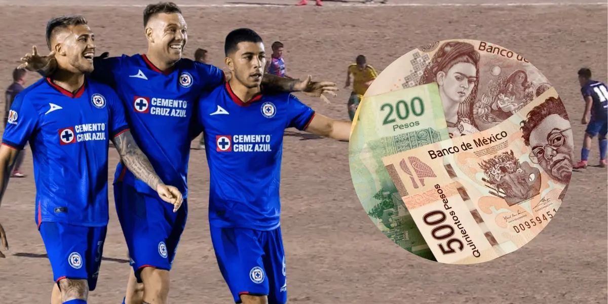 Jugadores de Cruz Azul (Foto tomada de: Atacama/Mexsport/Wise)