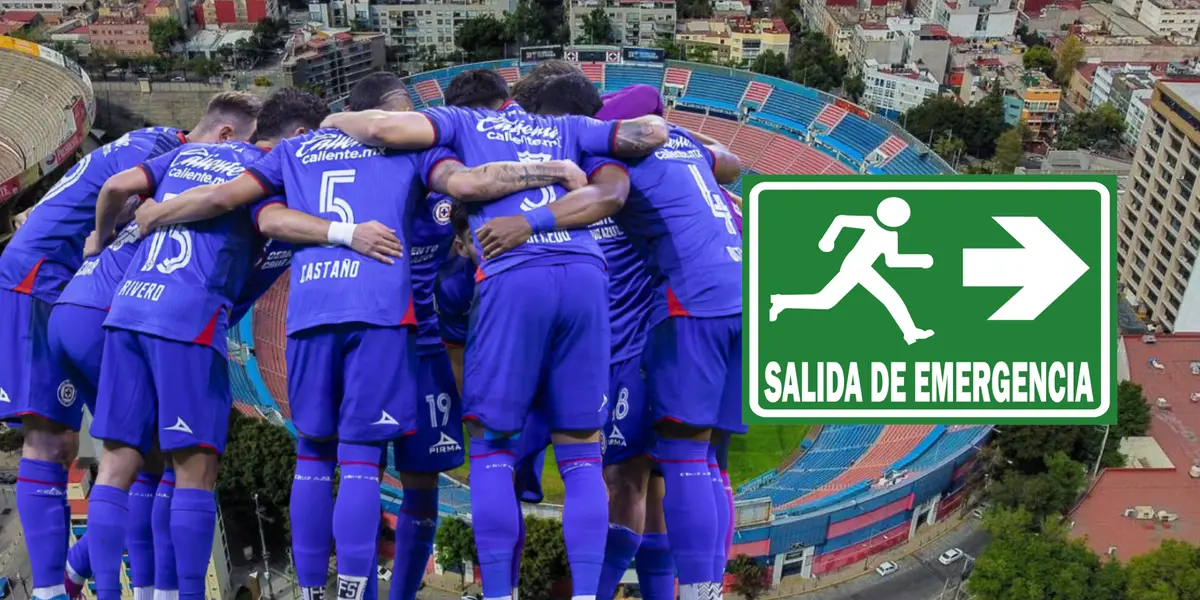 Jugadores de Cruz Azul (Foto tomada de: Prensa/TV Azteca/AC)
