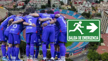 Jugadores de Cruz Azul (Foto tomada de: Prensa/TV Azteca/AC)