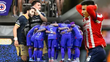 Jugadores de Cruz Azul (Fuente: ESTO / ESPN)