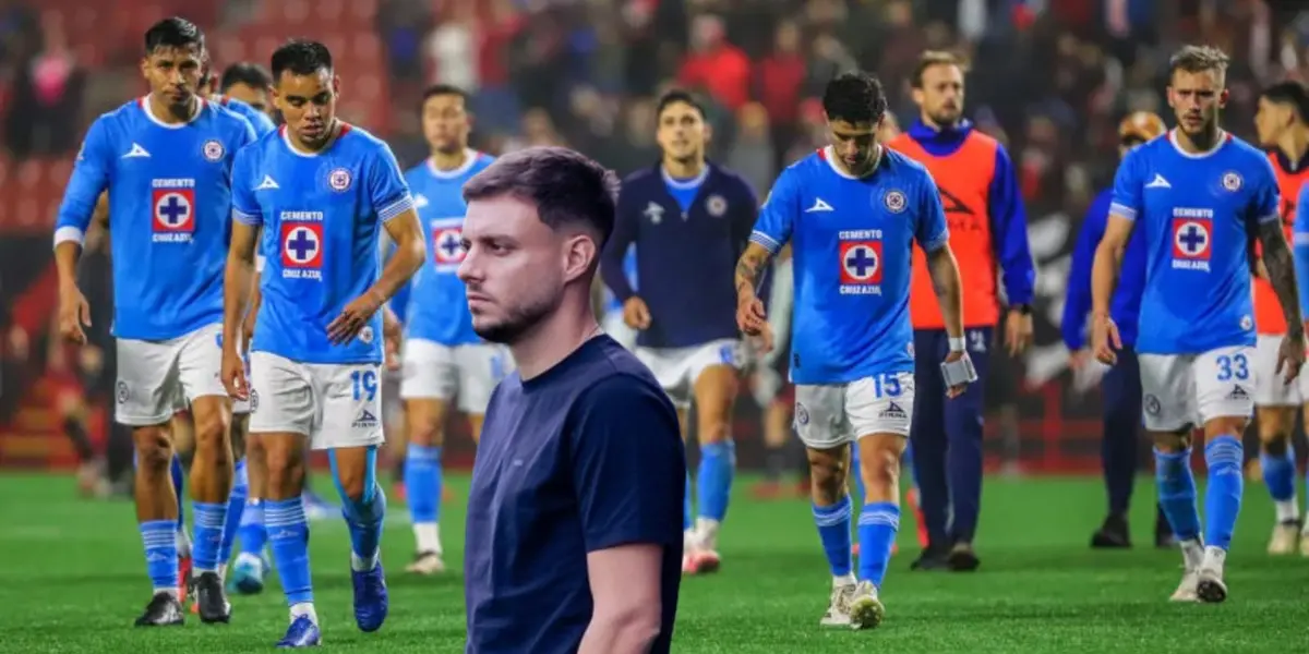 Jugadores de Cruz Azul y Anselmi/FOTO: Bolavip