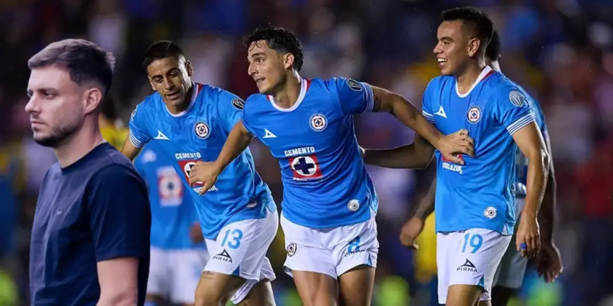 Jugadores de Cruz Azul y Anselmi/FOTO: Mexsport