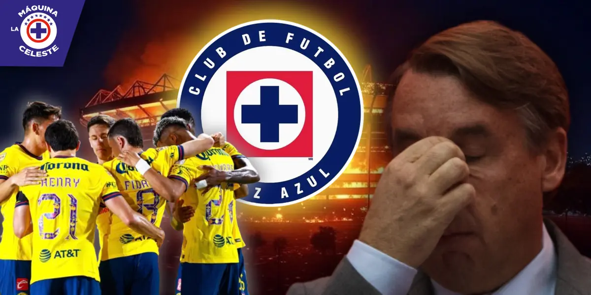 Jugadores del América y Emilio Azcárraga (Fuente: MEXSPORT)