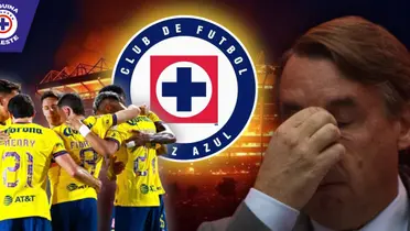 Jugadores del América y Emilio Azcárraga (Fuente: MEXSPORT)