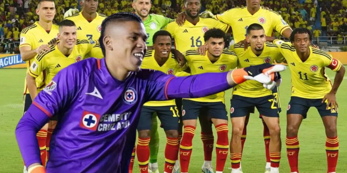 Kevin Mier con la selección e Colombia/La Máquina Celeste