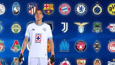 Kevin Mier y equipos top de Europa/FOTO: Cruz Azul
